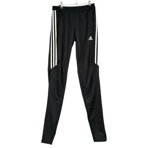 Adidas Black White Stripes Elastic Waistband Trackpants Womens‎ Pants XS